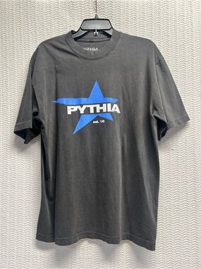 pythia / dark gray tee size medium